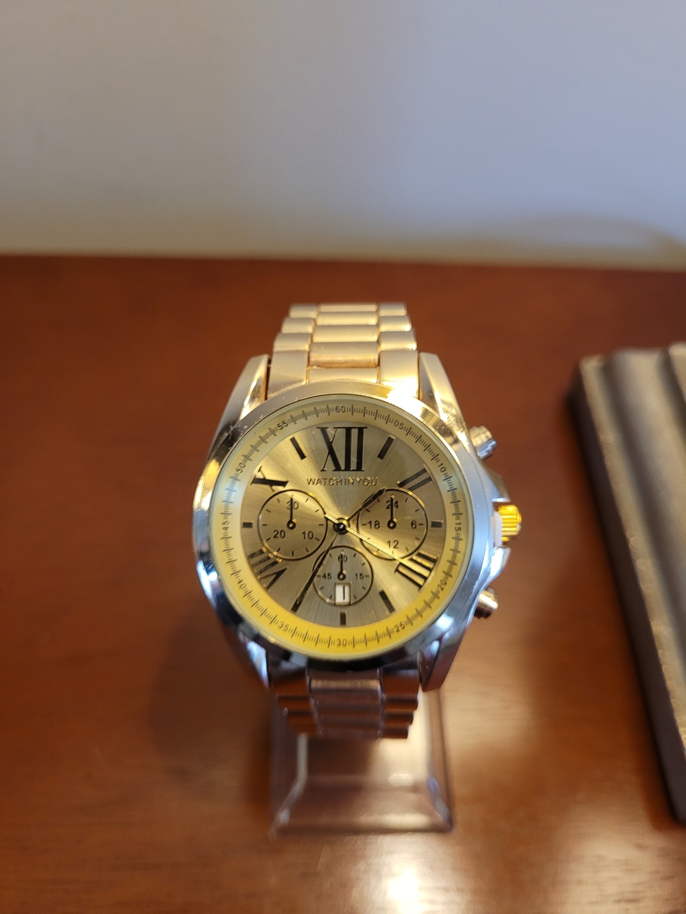Brand New Gold Chronograph Style Women's Watch